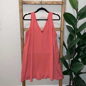 Coral Flowy Dress